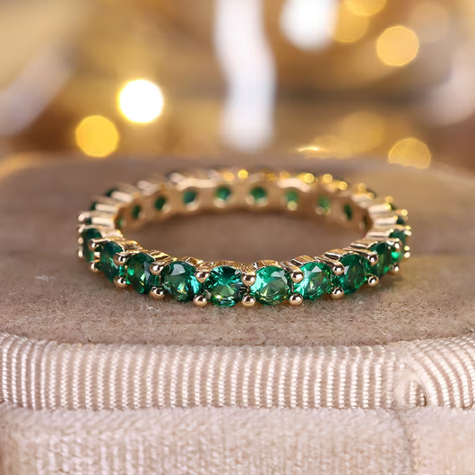 Emerald Eternity Ring