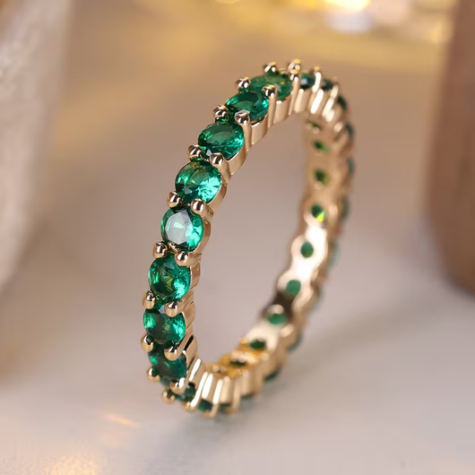 Emerald Eternity Ring