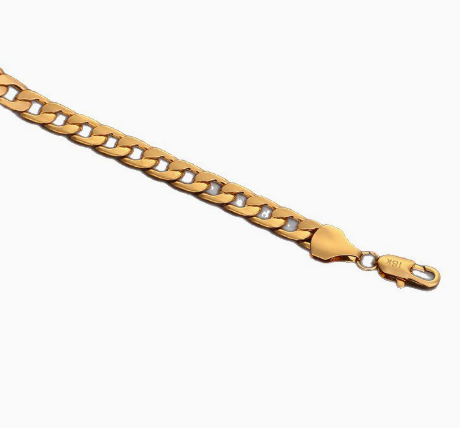 Minimal Gold Curb Chain Necklace