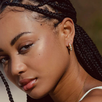 Mother-of-Pearl Charm Earrings