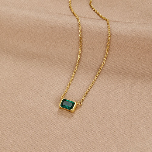 Siena Green Emerald Necklace