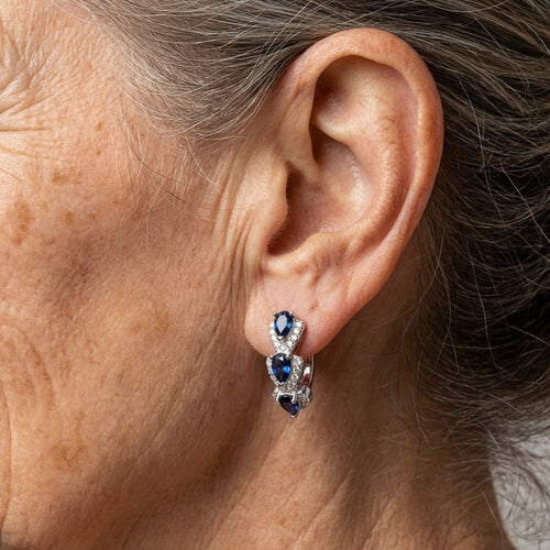 Captivating Sapphire Earrings