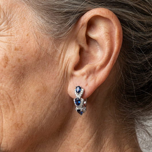 Captivating Sapphire Earrings